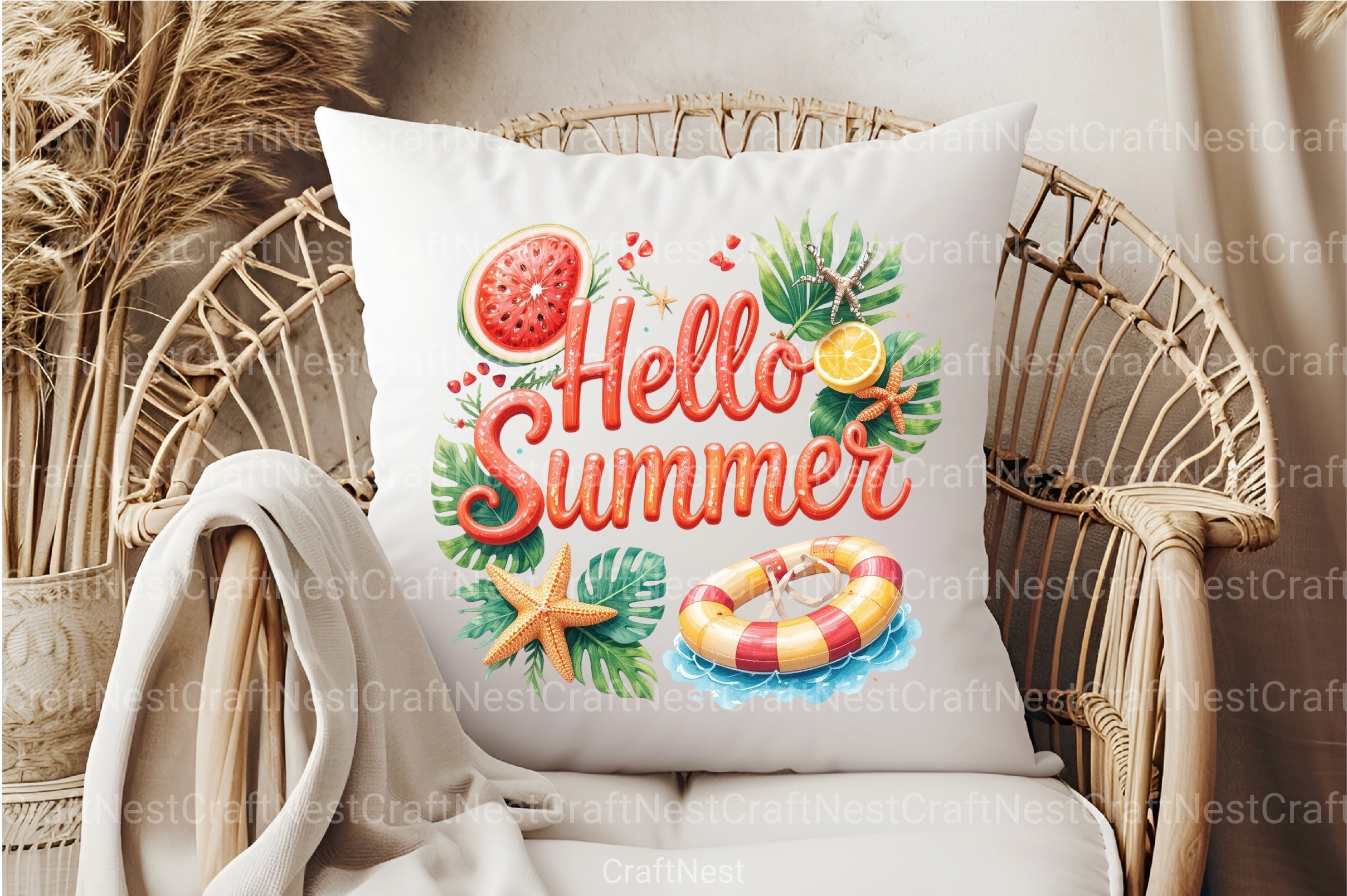 Hello Summer Clipart Bundle 12 - CraftNest - Digital Crafting and Art