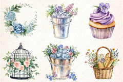 Garden Party Clipart Bundle Collection - CraftNest - Digital Crafting and Art