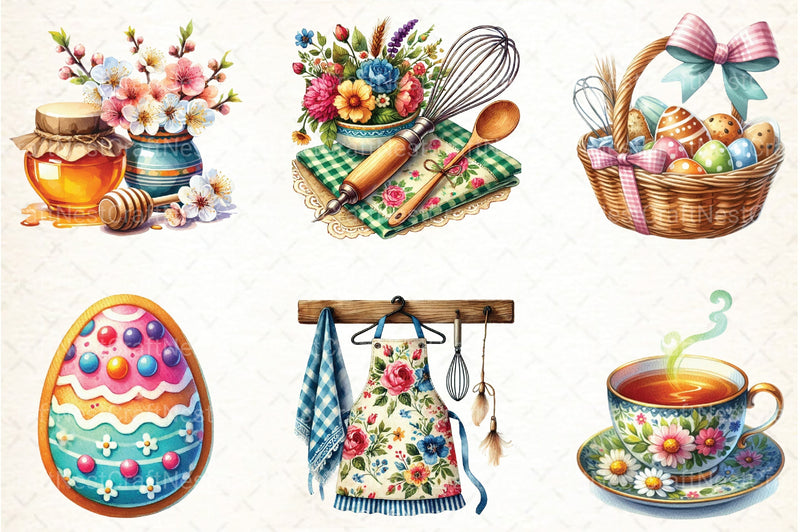 Spring Cooking Clipart Bundle 99 - CraftNest - Digital Crafting and Art