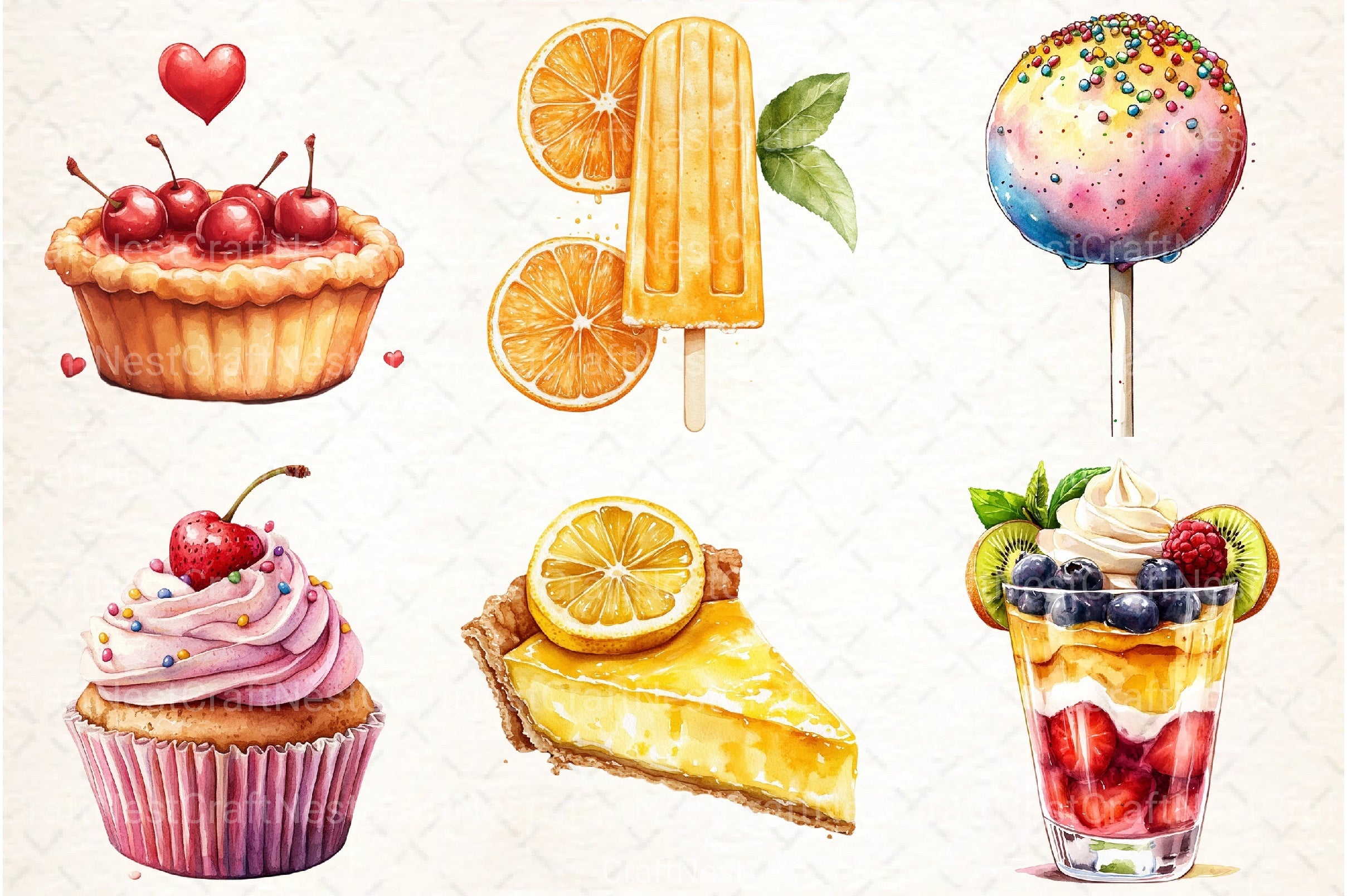 Sweet Flavours Clipart Bundle - CraftNest - Digital Crafting and Art