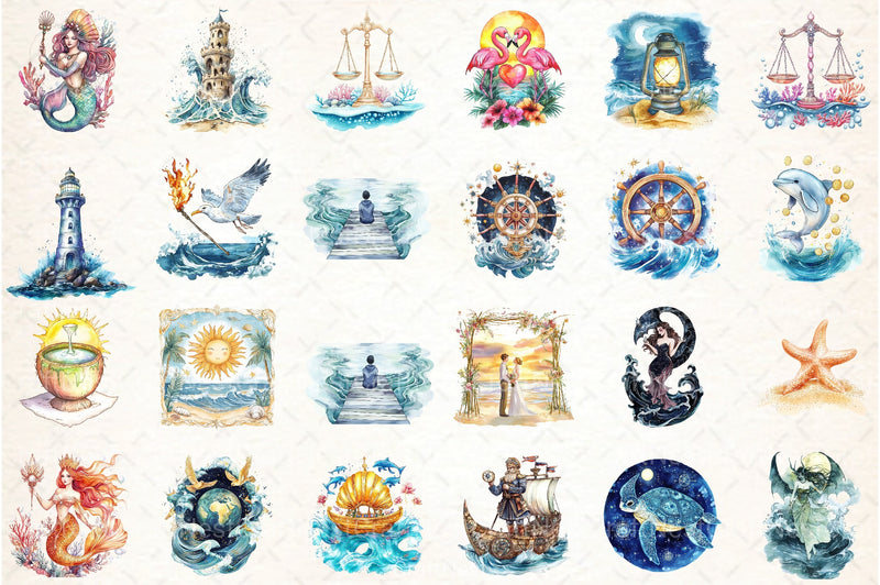 Summer Clipart Bundle 4 - CraftNest - Digital Crafting and Art