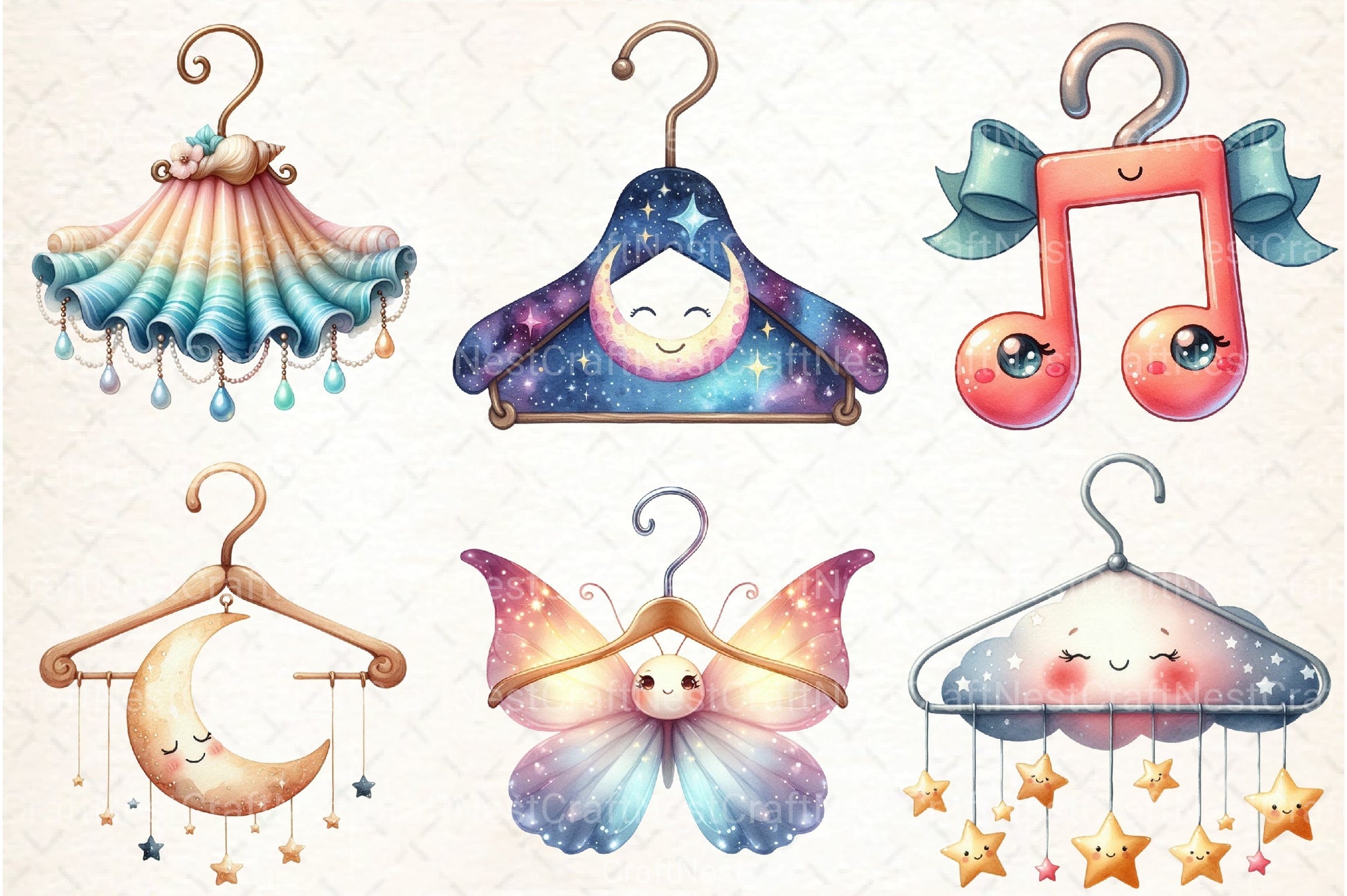 Hanger Clipart Bundle - CraftNest - Digital Crafting and Art