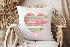 Summer Wooden Heart Clipart Bundle - CraftNest - Digital Crafting and Art