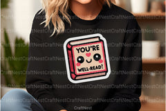 Funny Well-Read Sticker Clipart Bundle - CraftNest - Digital Crafting and Art