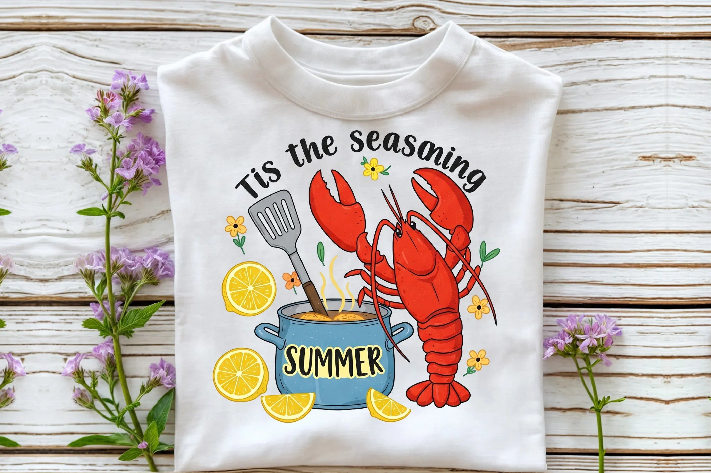 Summer Lobster T-Shirt Design Clipart Bundle - CraftNest - Digital Crafting and Art