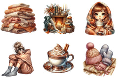 Fall Lazy Day Clipart - CraftNest - Digital Crafting and Art