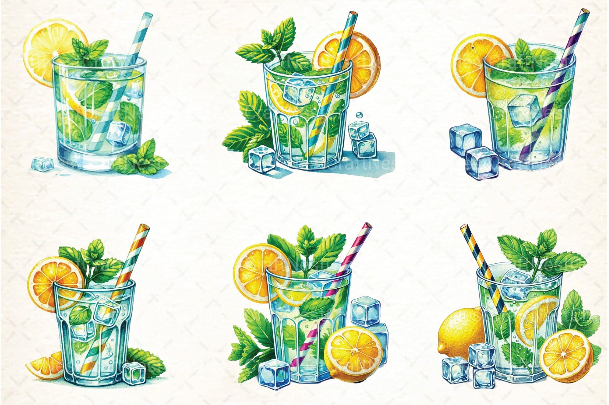 Lemonade Glass Clipart Bundle - CraftNest - Digital Crafting and Art