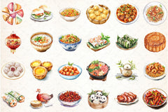 Chinese Food Clipart Bundle 99 - CraftNest - Digital Crafting and Art
