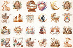 Boho Mother's Day Clipart Bundle 123 - CraftNest - Digital Crafting and Art