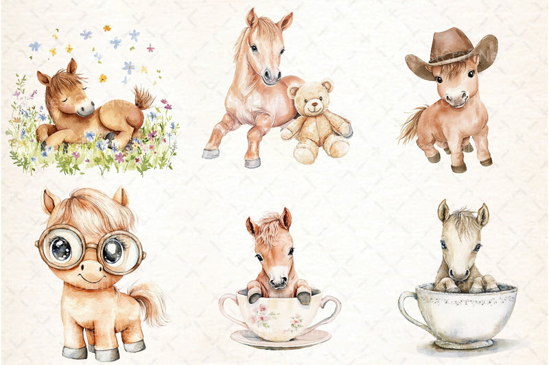 Premium Horse Clipart Bundle - CraftNest - Digital Crafting and Art