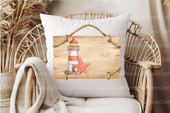 Wooden Sign & Lighthouse Starfish Clipart Bundle - CraftNest - Digital Crafting and Art