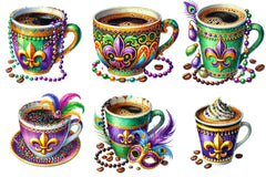 Mardi Gras Cup Clipart Bundle - CraftNest - Digital Crafting and Art