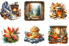 Morning Fall Clipart Bundle - CraftNest - Digital Crafting and Art