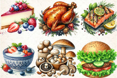 Low Carb Food Clipart Bundle 2 - CraftNest - Digital Crafting and Art