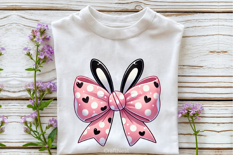 Easter Bunny Bow Clipart Bundle - CraftNest - Digital Crafting and Art