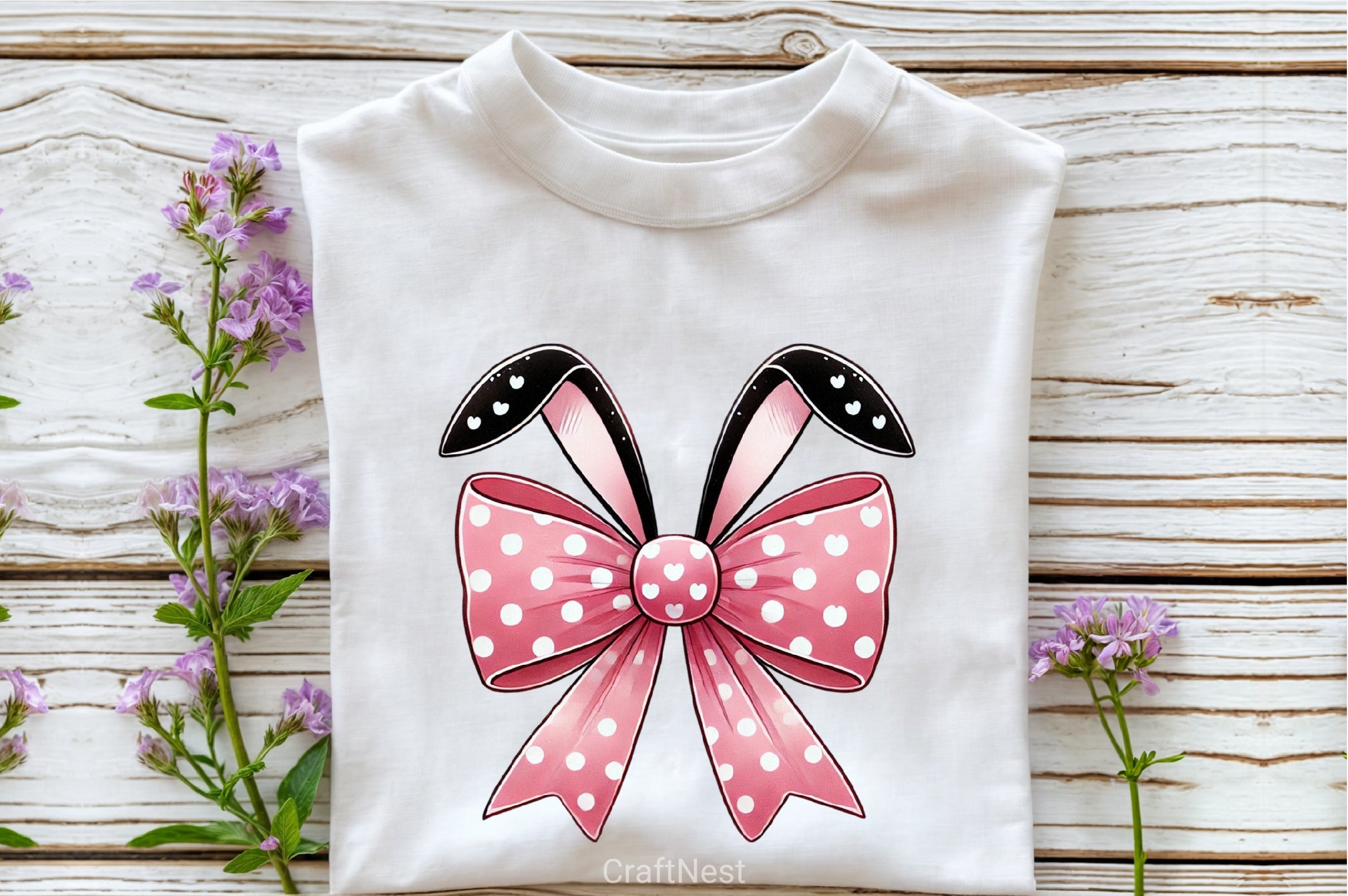 Easter Bunny Bow Clipart Bundle 1 - CraftNest - Digital Crafting and Art