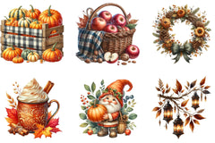 Autumn Sublimation Clipart - CraftNest - Digital Crafting and Art