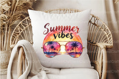 Summer Vibes Sunglasses Clipart Bundle 1 - CraftNest - Digital Crafting and Art