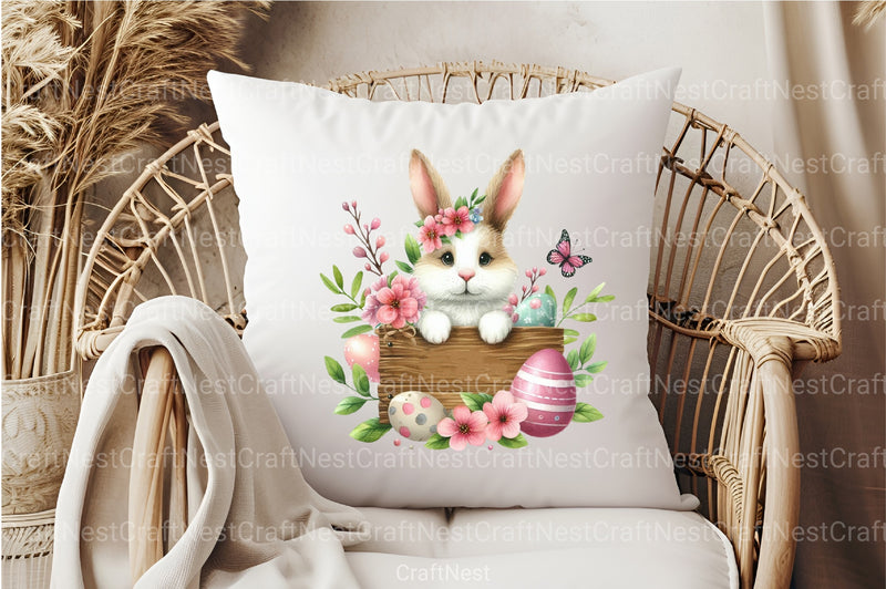 Cute Easter Bunny Clipart Bundle 55 - CraftNest - Digital Crafting and Art