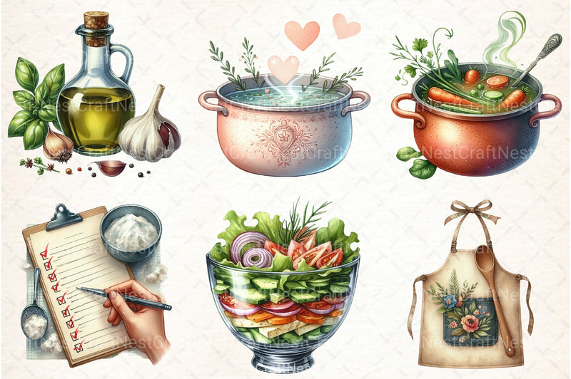 Recipe Clipart Bundle - CraftNest - Digital Crafting and Art