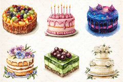 Cake Clipart Bundle 99 - CraftNest - Digital Crafting and Art