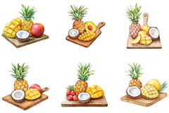 Summer Cutting Board Clipart Bundle - CraftNest - Digital Crafting and Art