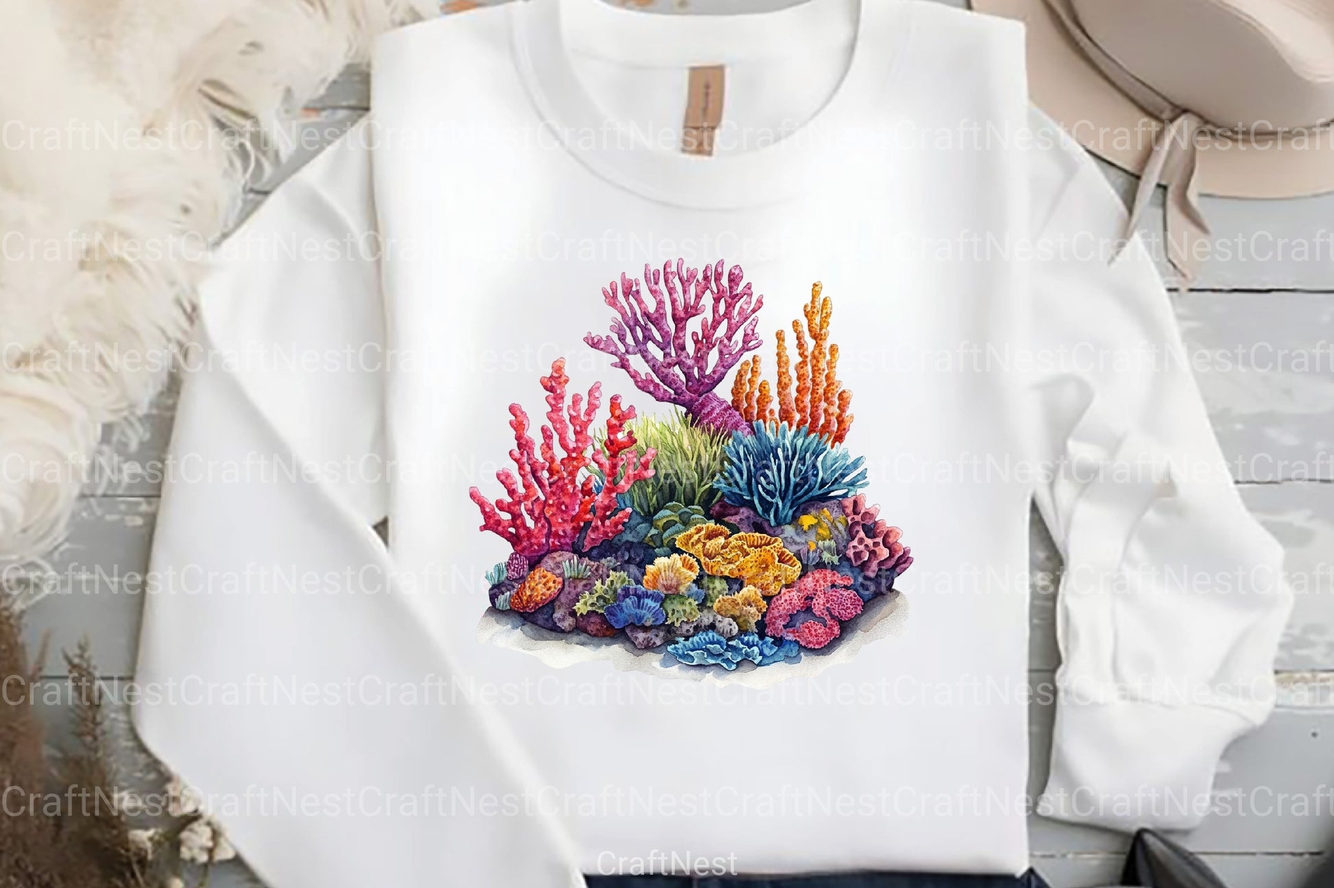 Beach Nature Clipart Bundle - CraftNest - Digital Crafting and Art