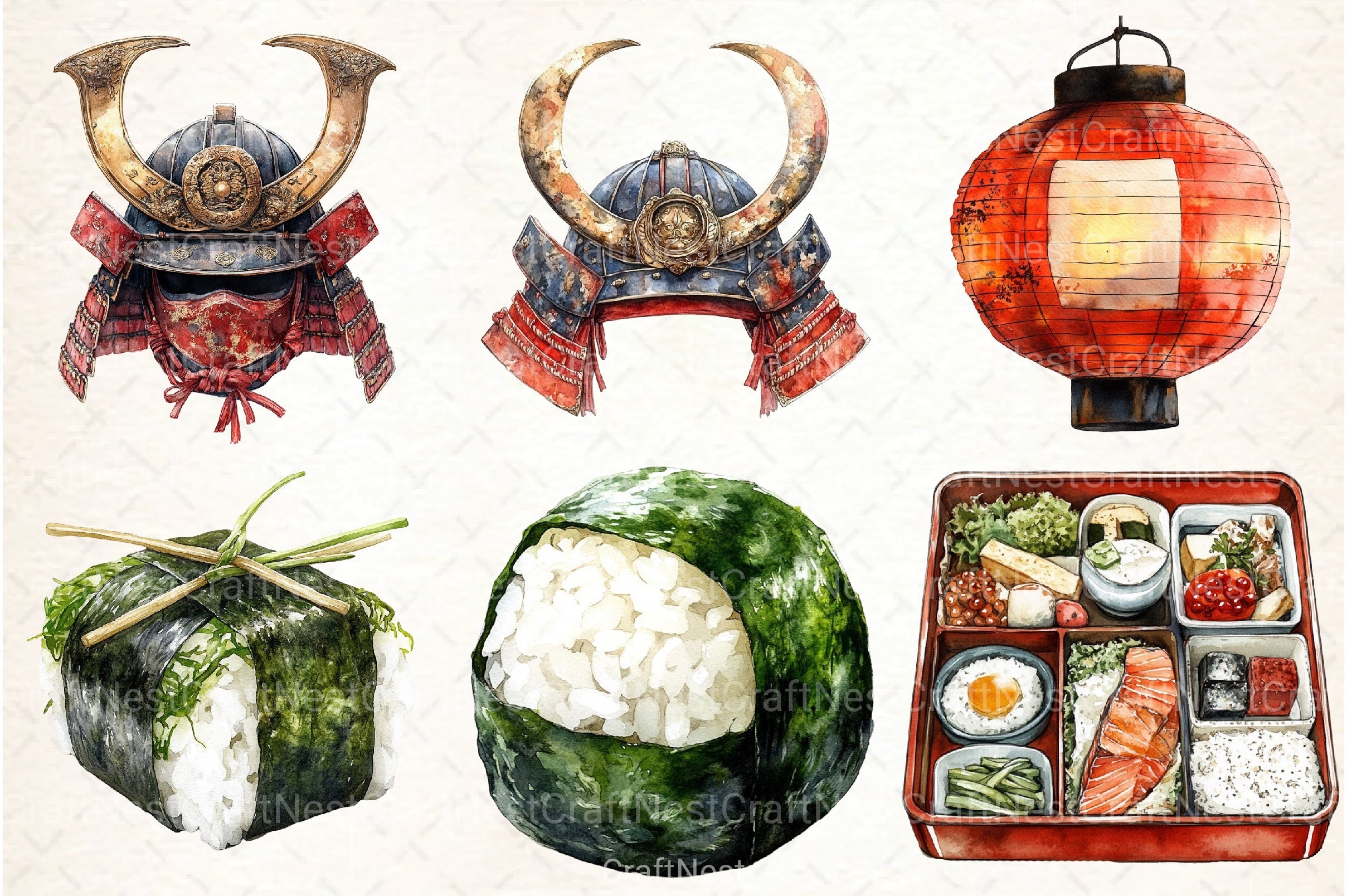 Japanese Culture Clipart Bundle - CraftNest - Digital Crafting and Art