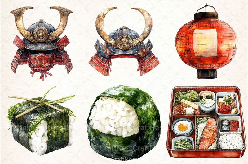 Japanese Culture Clipart Bundle - CraftNest - Digital Crafting and Art