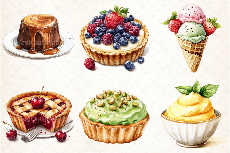 Sweet Flavours Clipart Bundle - CraftNest - Digital Crafting and Art