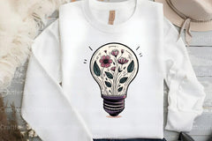 Flower Light Bulb Clipart Bundle - CraftNest - Digital Crafting and Art