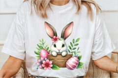 Cute Easter Bunny Clipart Bundle 11 - CraftNest - Digital Crafting and Art