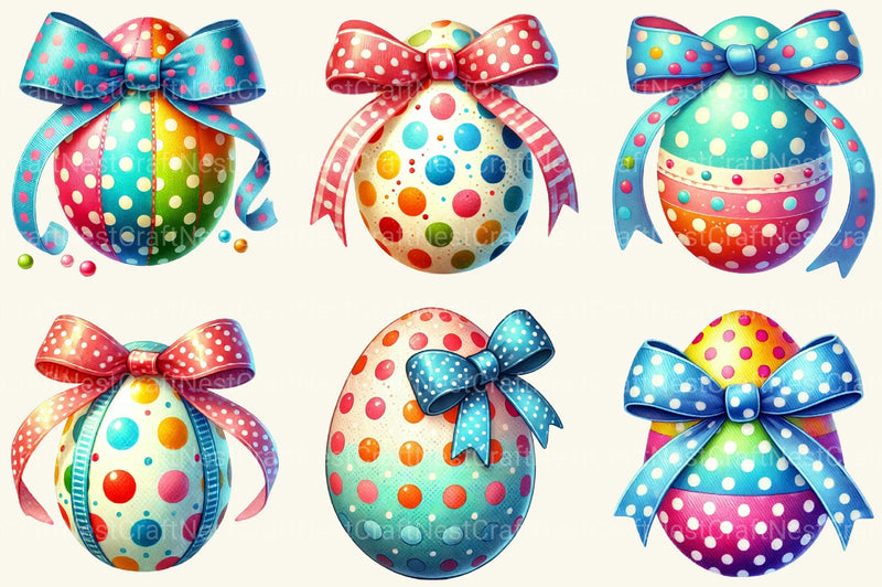 Easter Eggs Clipart Bundle 2 - CraftNest - Digital Crafting and Art