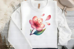 Japanese Cherry Blossom Clipart Bundle - CraftNest - Digital Crafting and Art