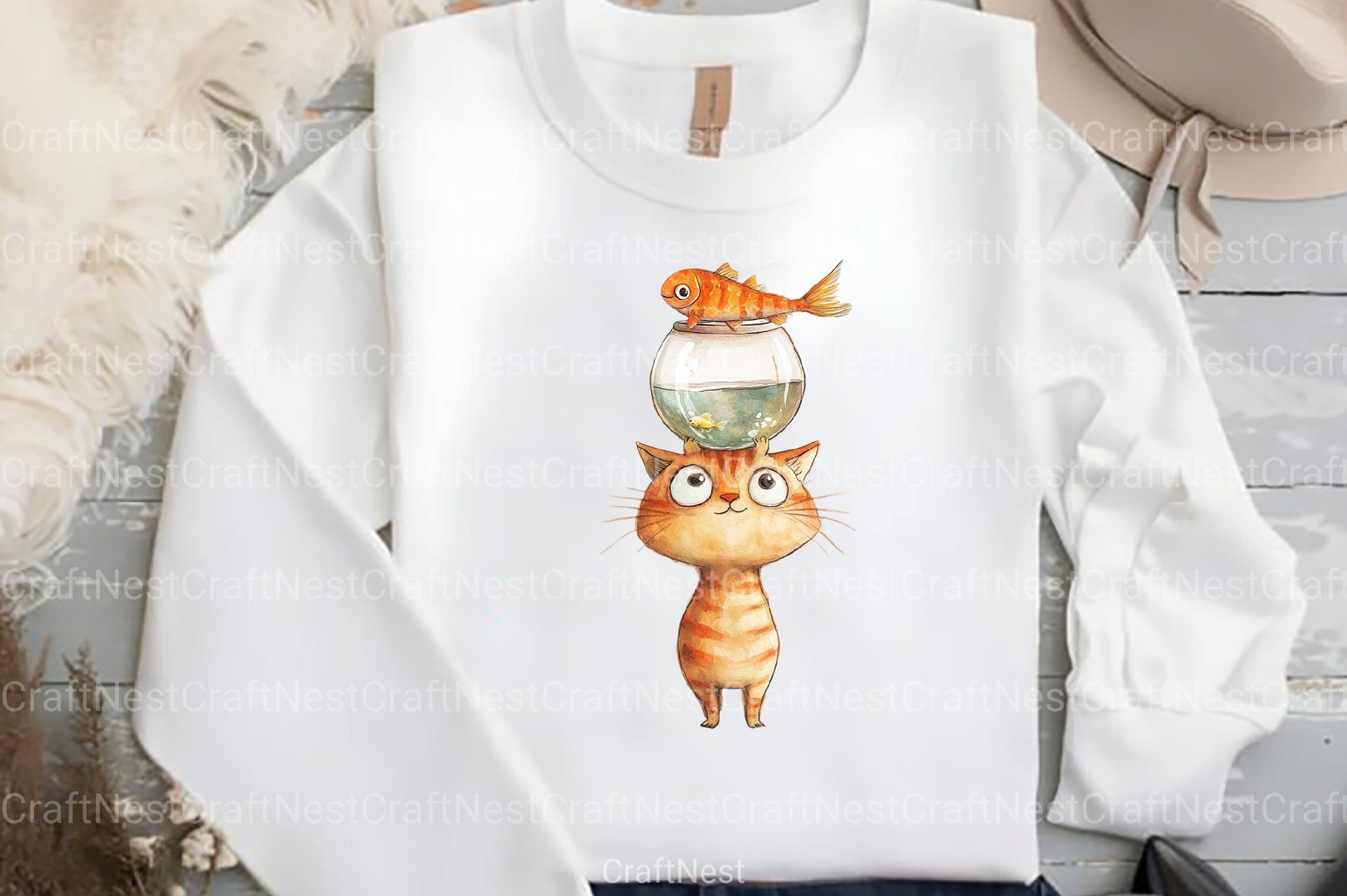 Funny Cats Clipart Bundle 99 - CraftNest - Digital Crafting and Art