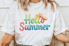 Watercolor Hello Summer Clipart Bundle 2 - CraftNest - Digital Crafting and Art