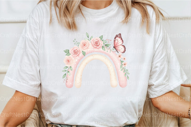 Pastel Rainbow Clipart Bundle - CraftNest - Digital Crafting and Art