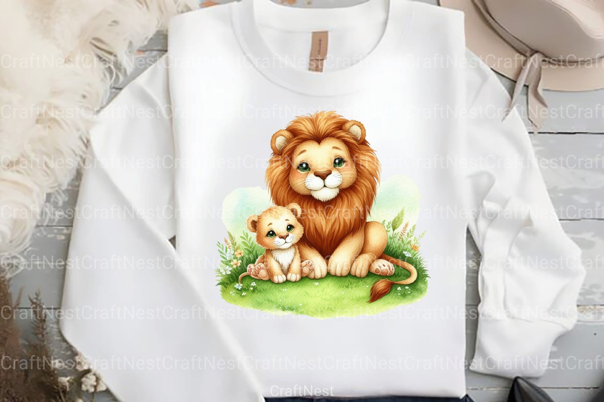 Lion Mother's Day Clipart Bundle - CraftNest - Digital Crafting and Art
