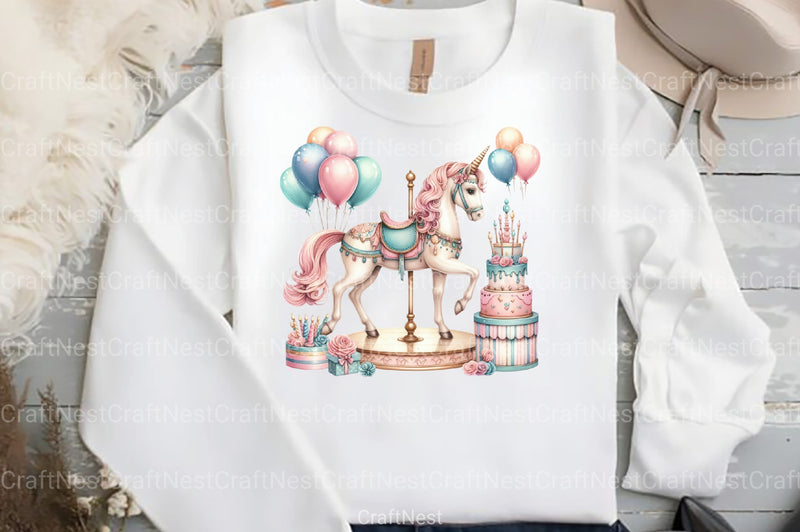 Kids Birthday Party Clipart Bundle - CraftNest - Digital Crafting and Art