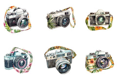 Summer Camera Clipart Bundle - CraftNest - Digital Crafting and Art