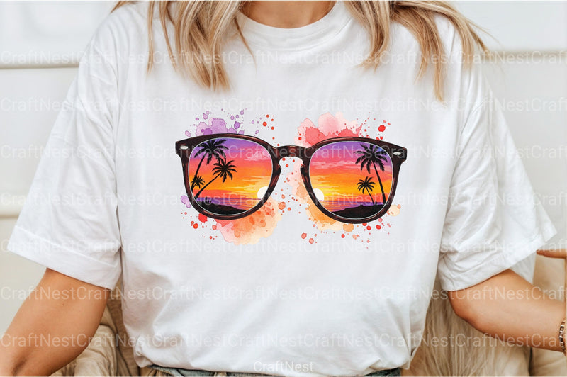 Summer Sunglasses Clipart Bundle 1 - CraftNest - Digital Crafting and Art