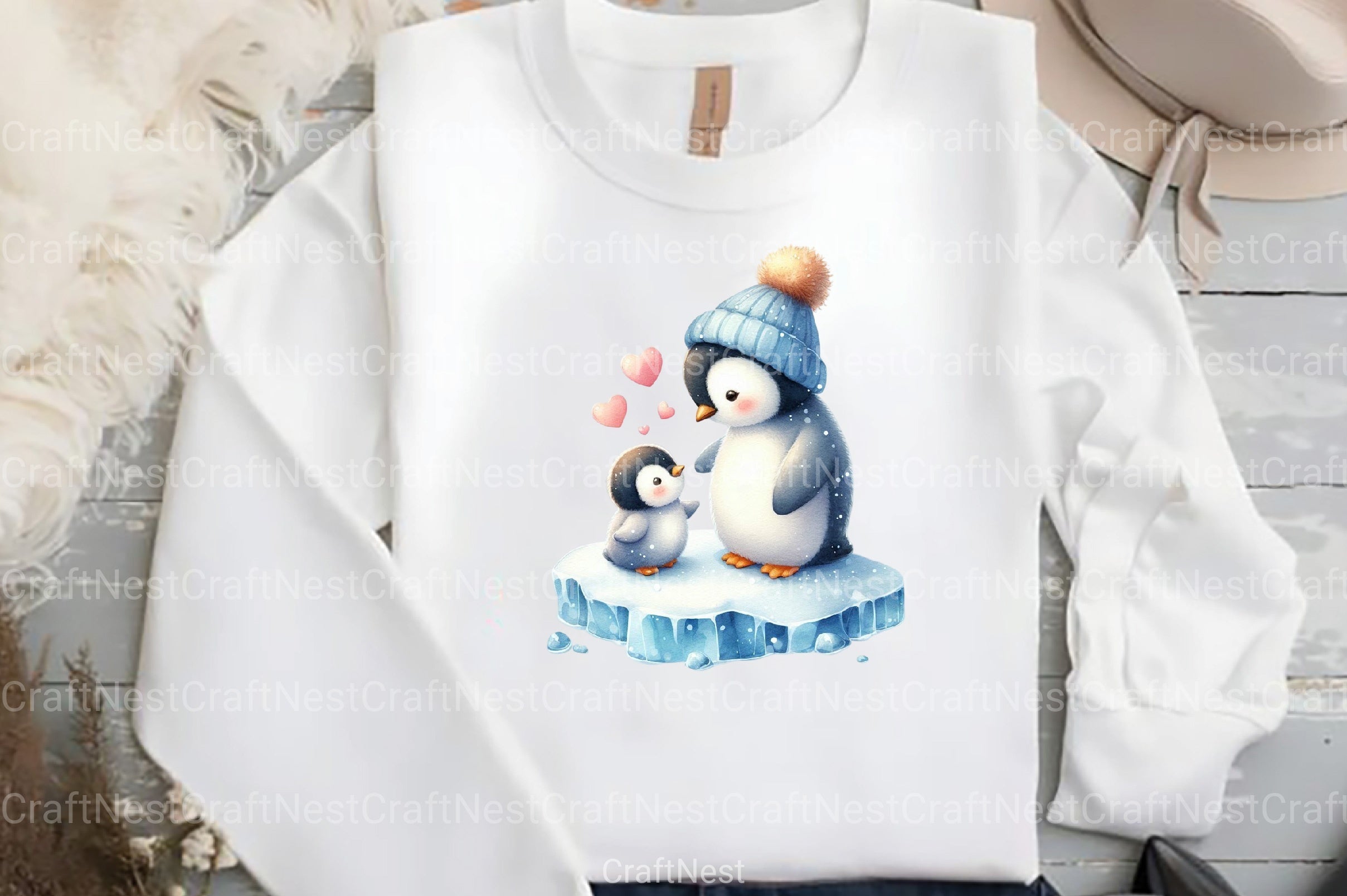 Soft Blue Mother's Day Clipart Bundle - CraftNest - Digital Crafting and Art