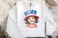 4th July Girls Clipart Bundle - CraftNest - Digital Crafting and Art