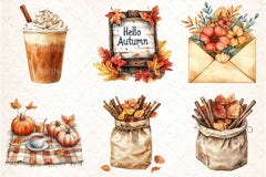 Autumn Collection Clipart Bundle 1 - CraftNest - Digital Crafting and Art