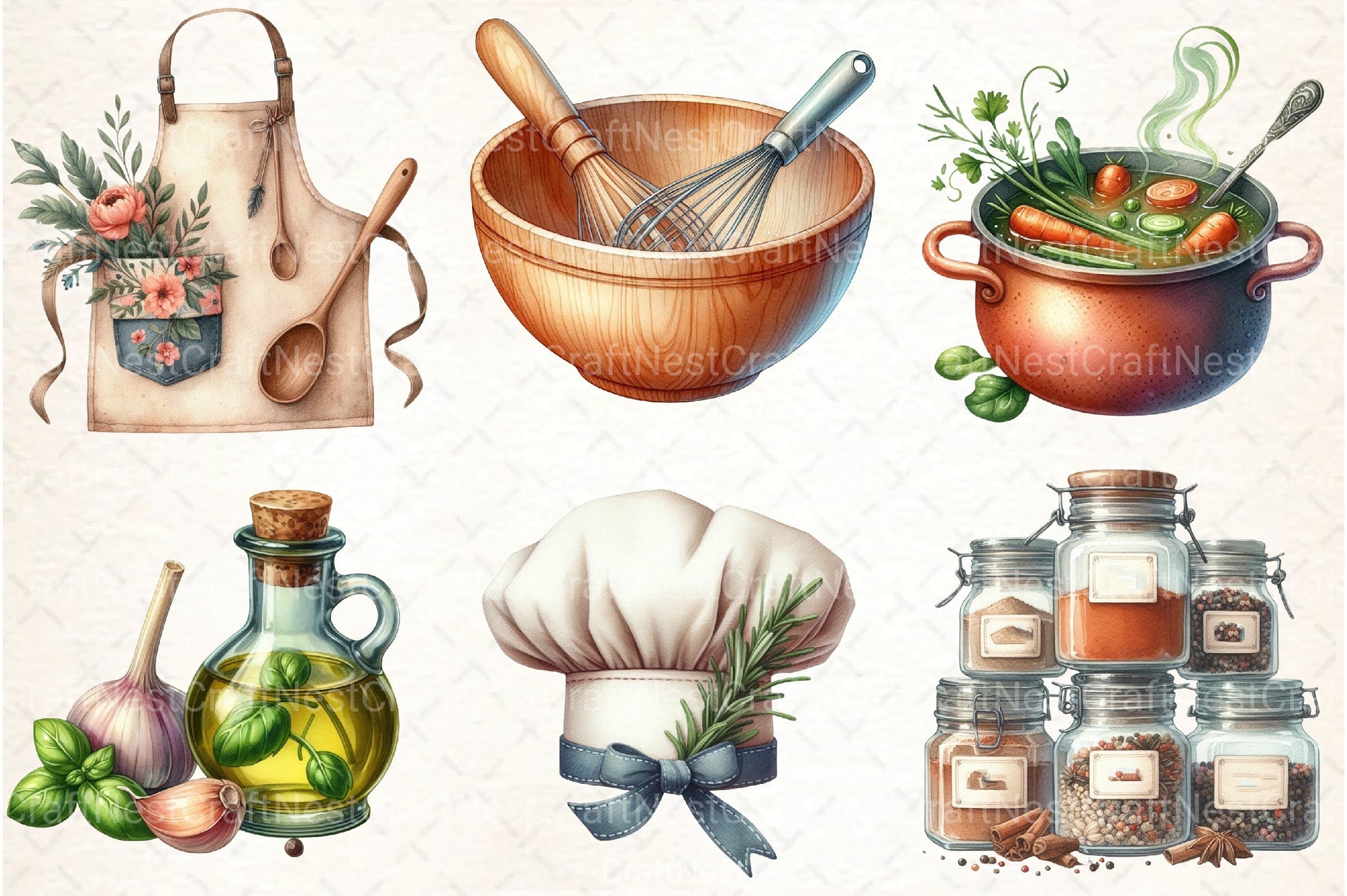 Recipe Clipart Bundle - CraftNest - Digital Crafting and Art