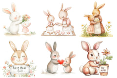 Banny Mothers Day Clipart - CraftNest - Digital Crafting and Art