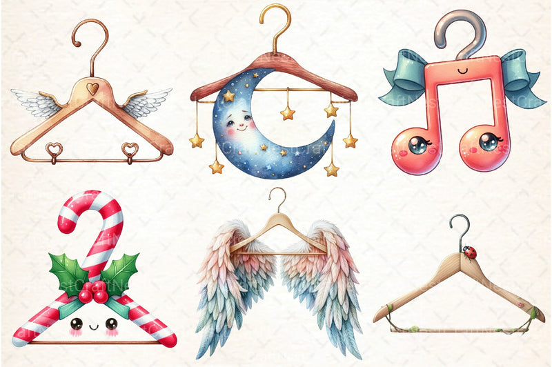 Hanger Clipart Bundle - CraftNest - Digital Crafting and Art