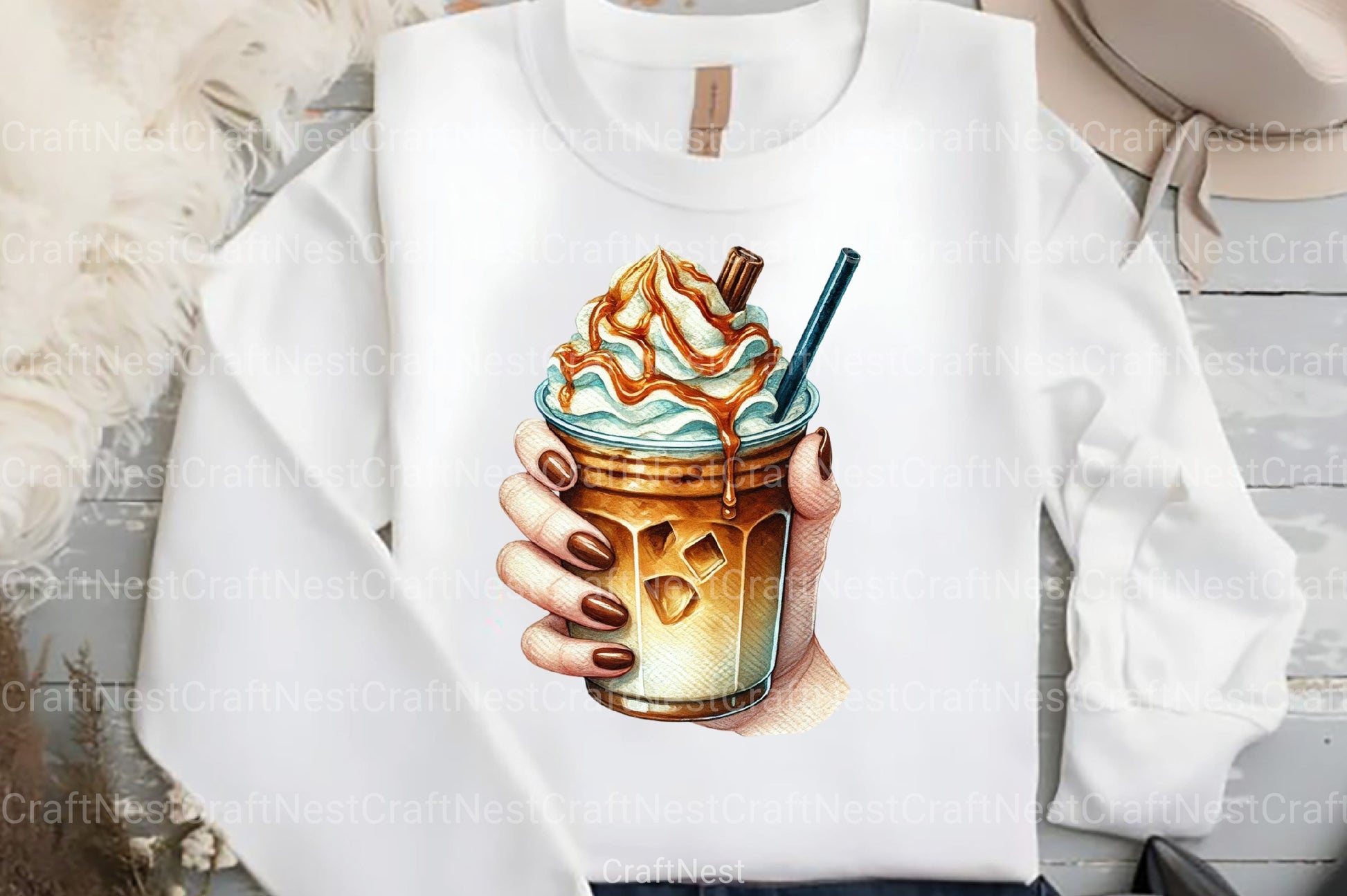 Cute Coffee Shop Café Clipart Bundle - CraftNest - Digital Crafting and Art