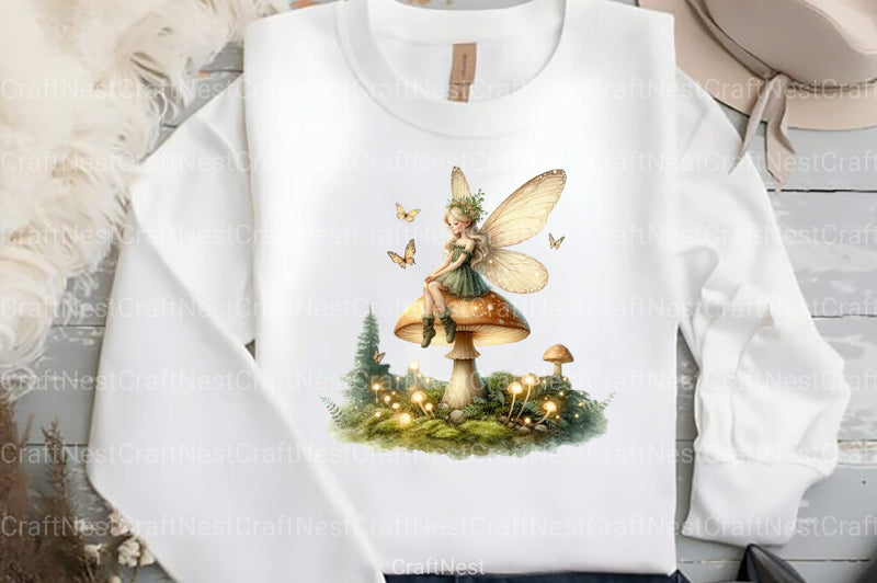 Fairy Forest Vintage Clipart Bundle - CraftNest - Digital Crafting and Art