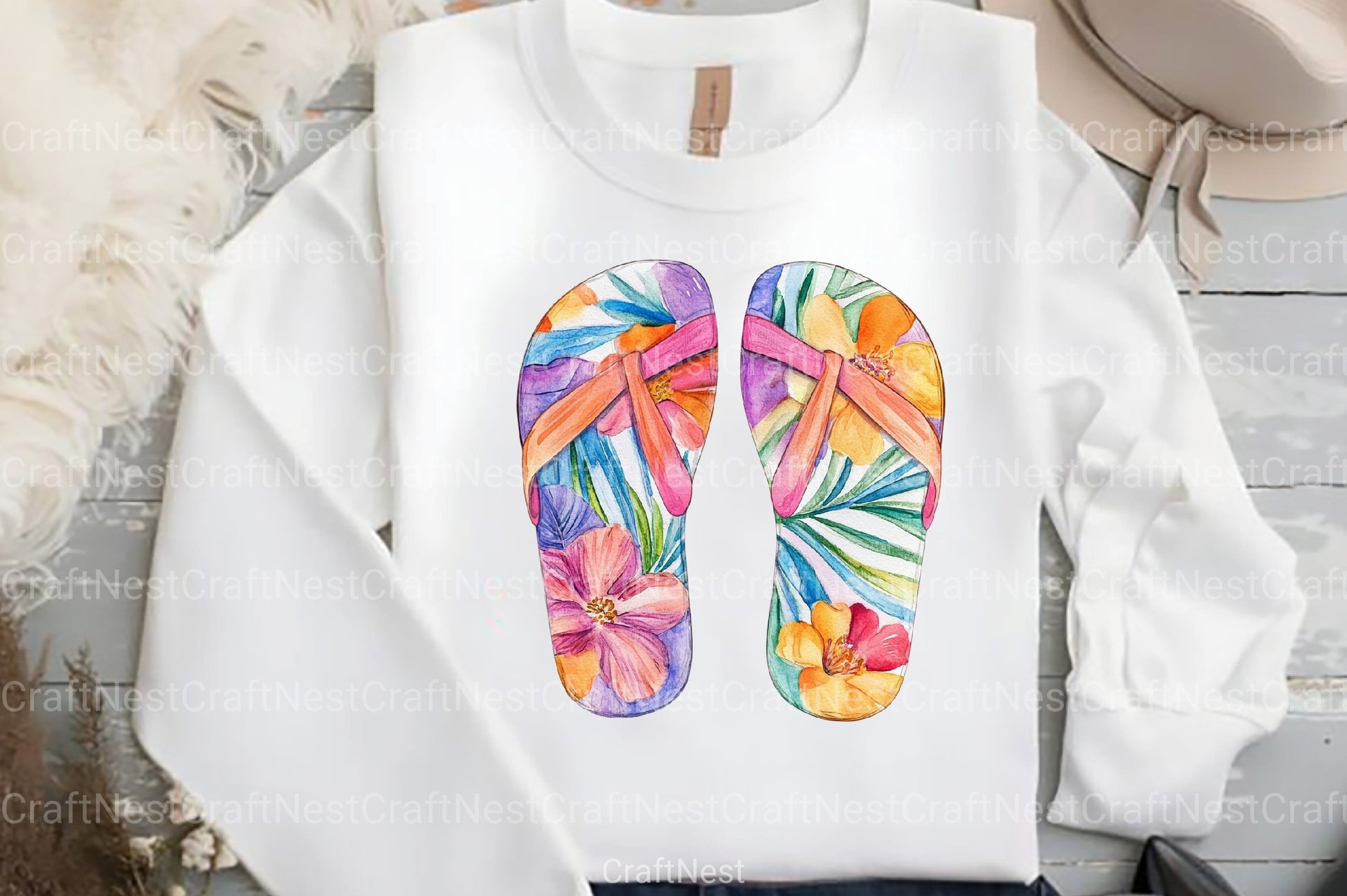 Hand Drawn Summer Clipart Bundle 1 - CraftNest - Digital Crafting and Art